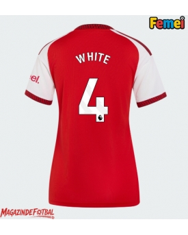 Arsenal Ben White #4 Tricou Fotbal Replică 2026-27 Femei Acasa Arsenal Ben White #4 Tricou Fotbal Replică 2026-27 Femei Acasa